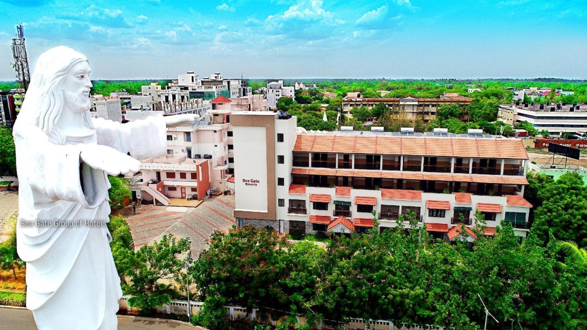 Seagate Church View Resorts Velankanni Exterior foto